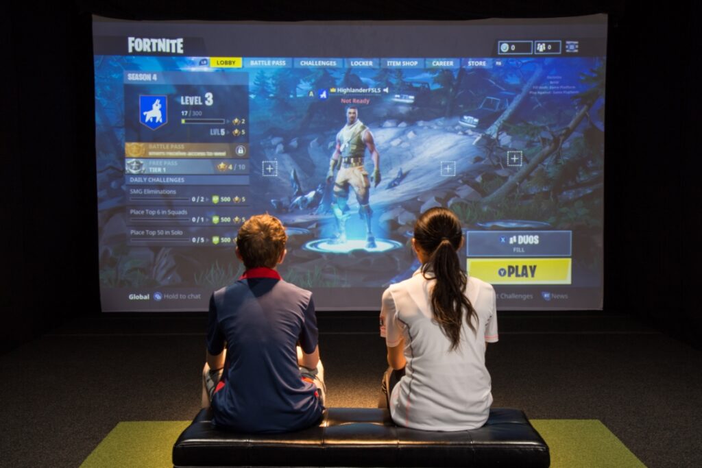 fortnite big screen