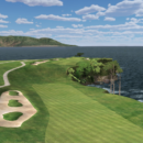 Pebble Beach golf simulation